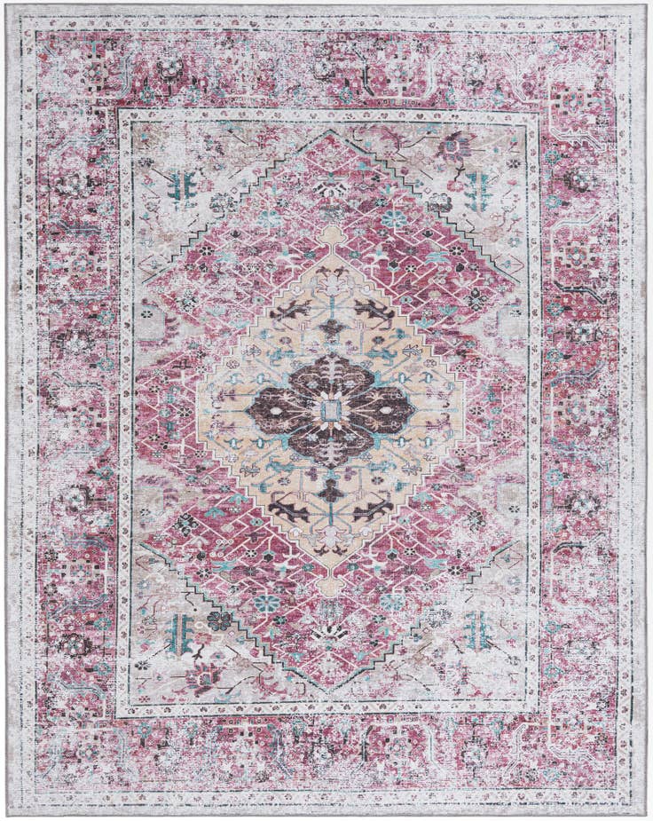 Detail image of 7' 10 x 10' Washable Yara Rug