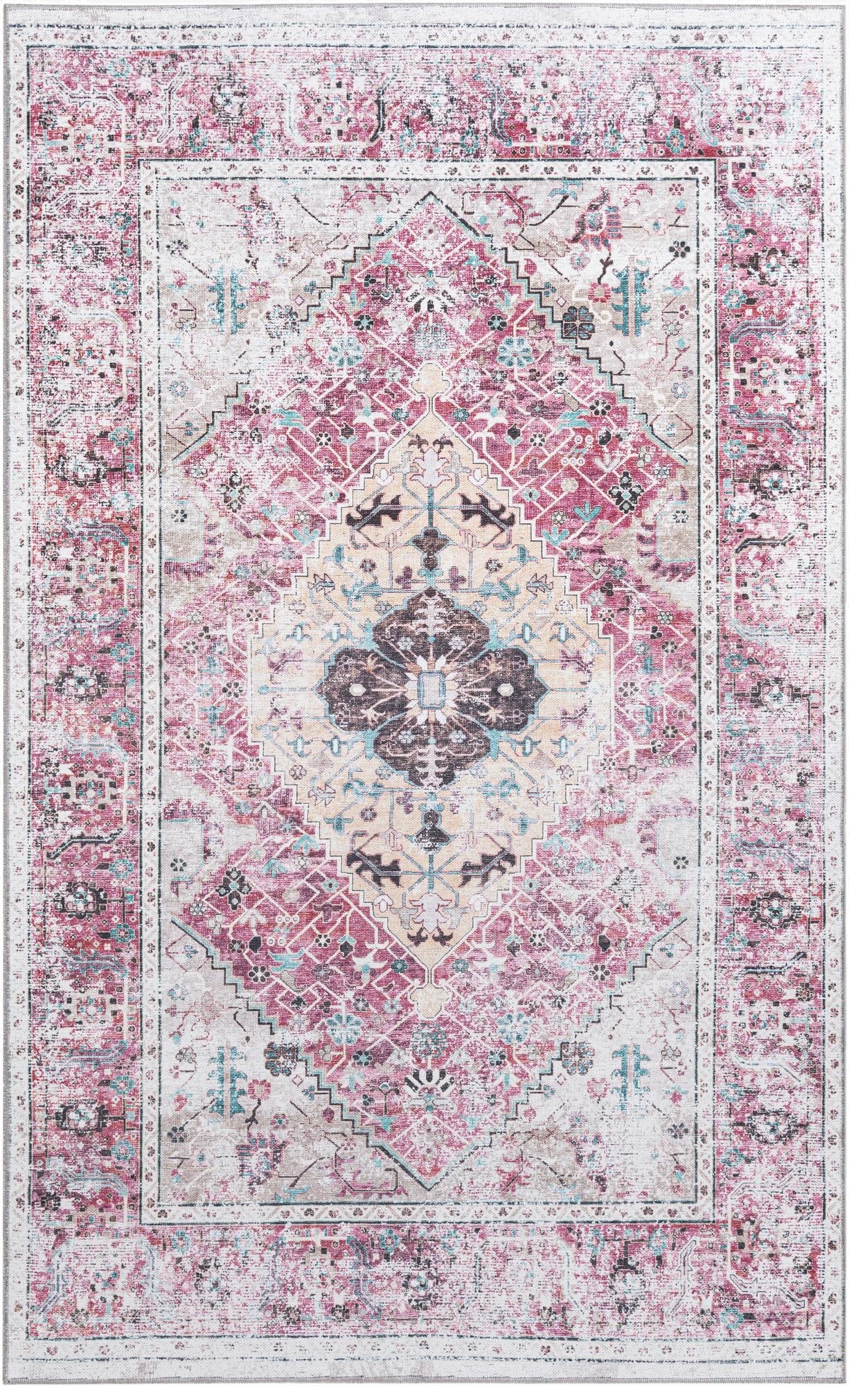 Primary image 5' x 8'  Washable Yara Rug