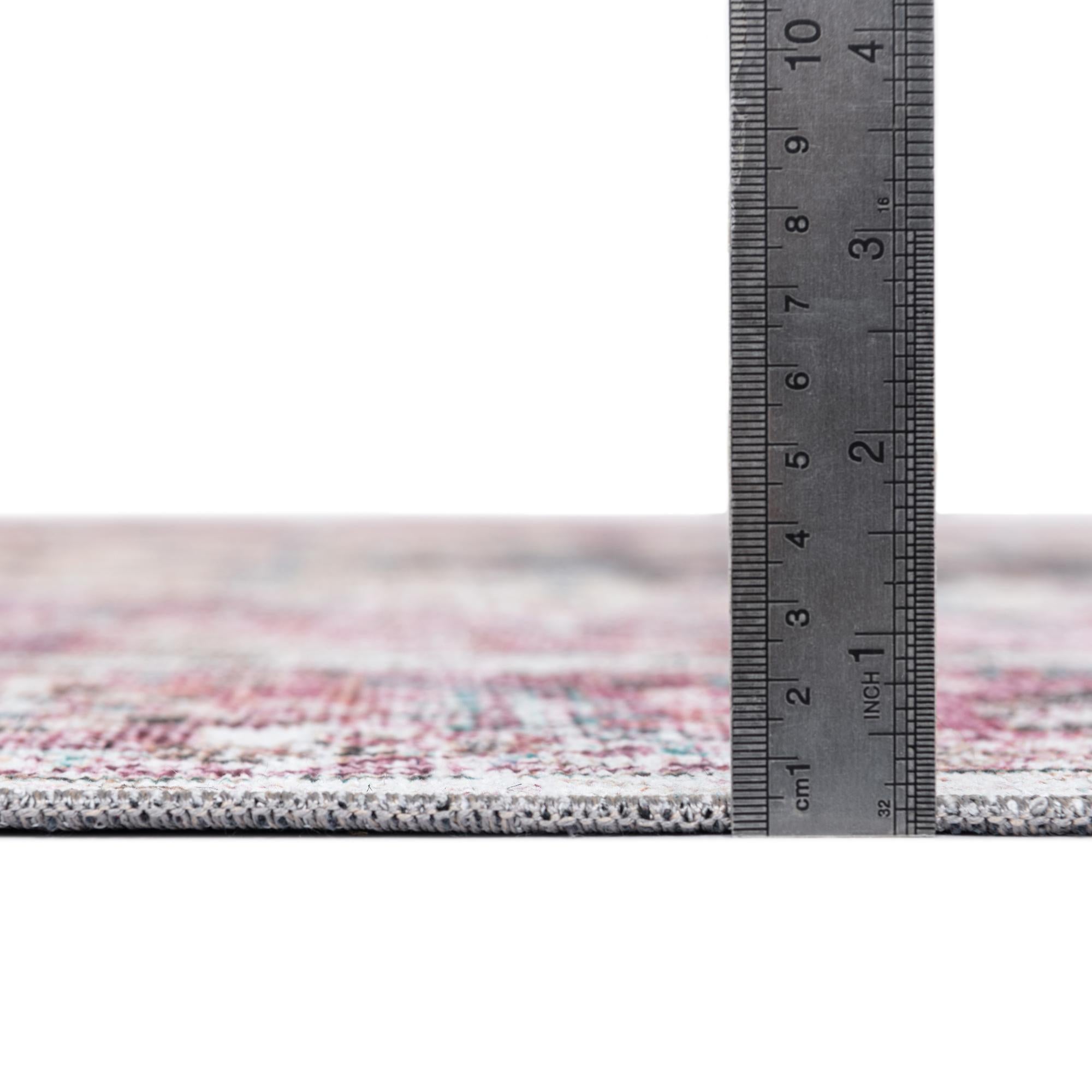 6' x 6' Washable Yara Round Rug