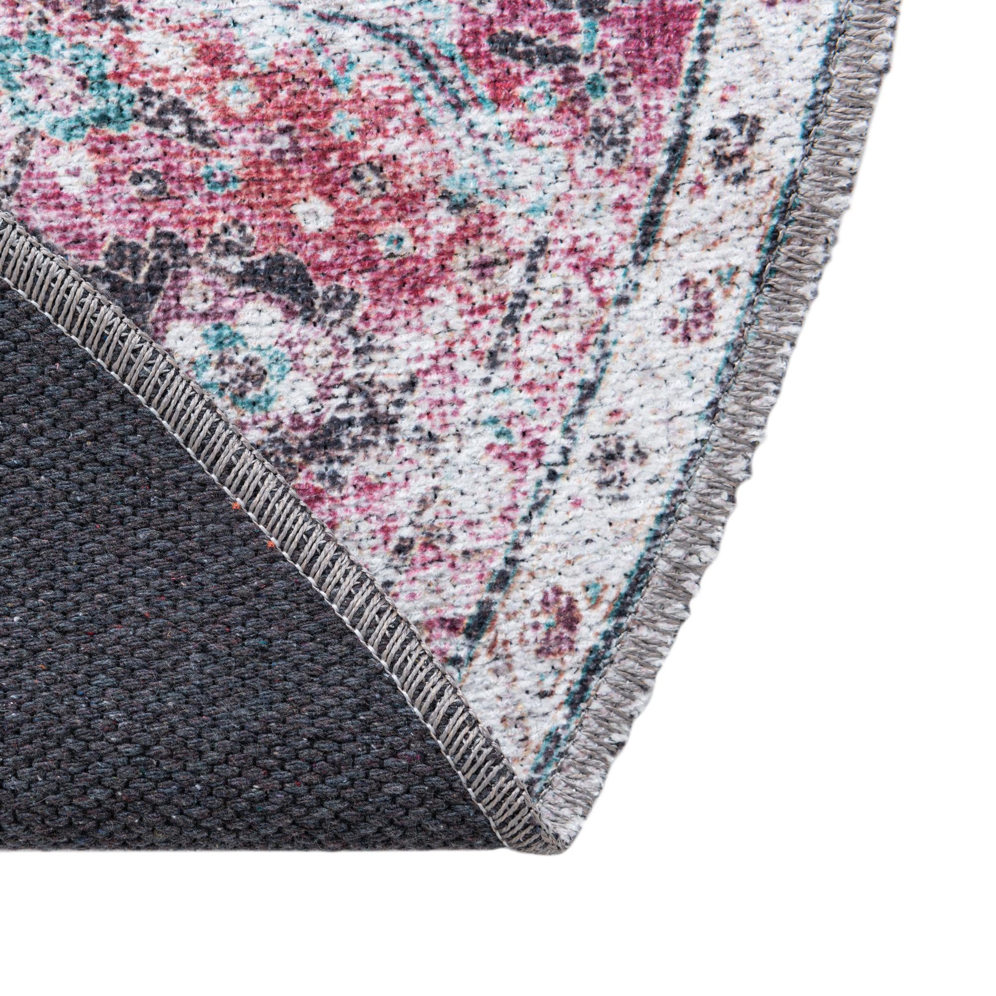 6' x 6' Washable Yara Round Rug