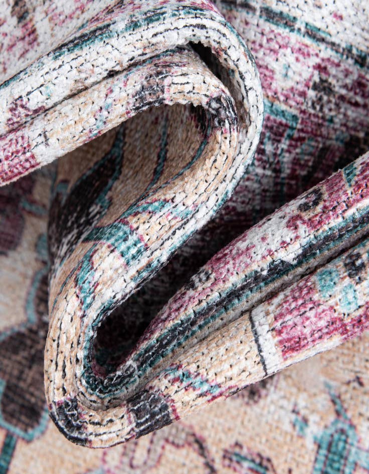 Detail image of 2' x 6' Washable Yara Runner Rug