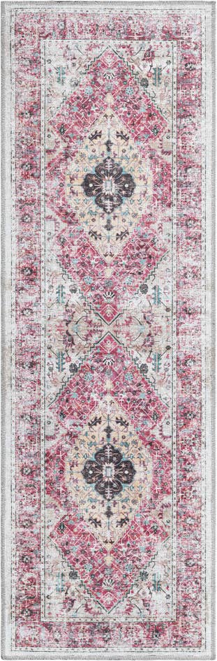 Detail image of 2' x 6' Washable Yara Runner Rug