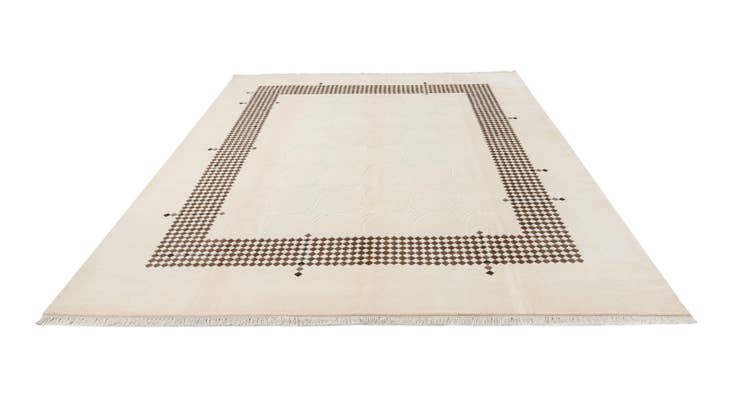 Detail image of 7' 10 x 9' 10 Hand Knotted Darya Wool Rug