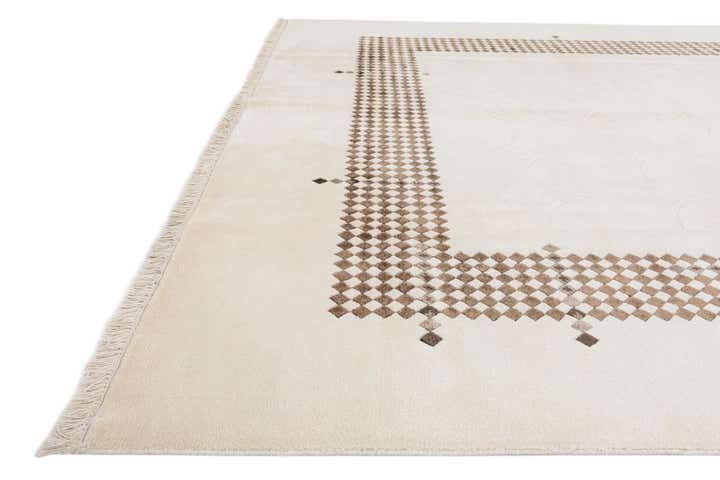 7' 10 x 9' 10 Hand Knotted Darya Wool Rug