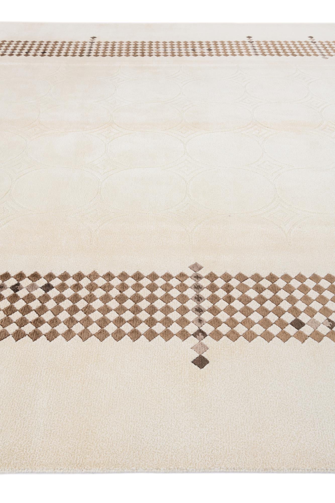 7' 10 x 9' 10 Hand Knotted Darya Wool Rug
