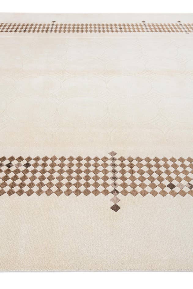 Detail image of 7' 10 x 9' 10 Hand Knotted Darya Wool Rug