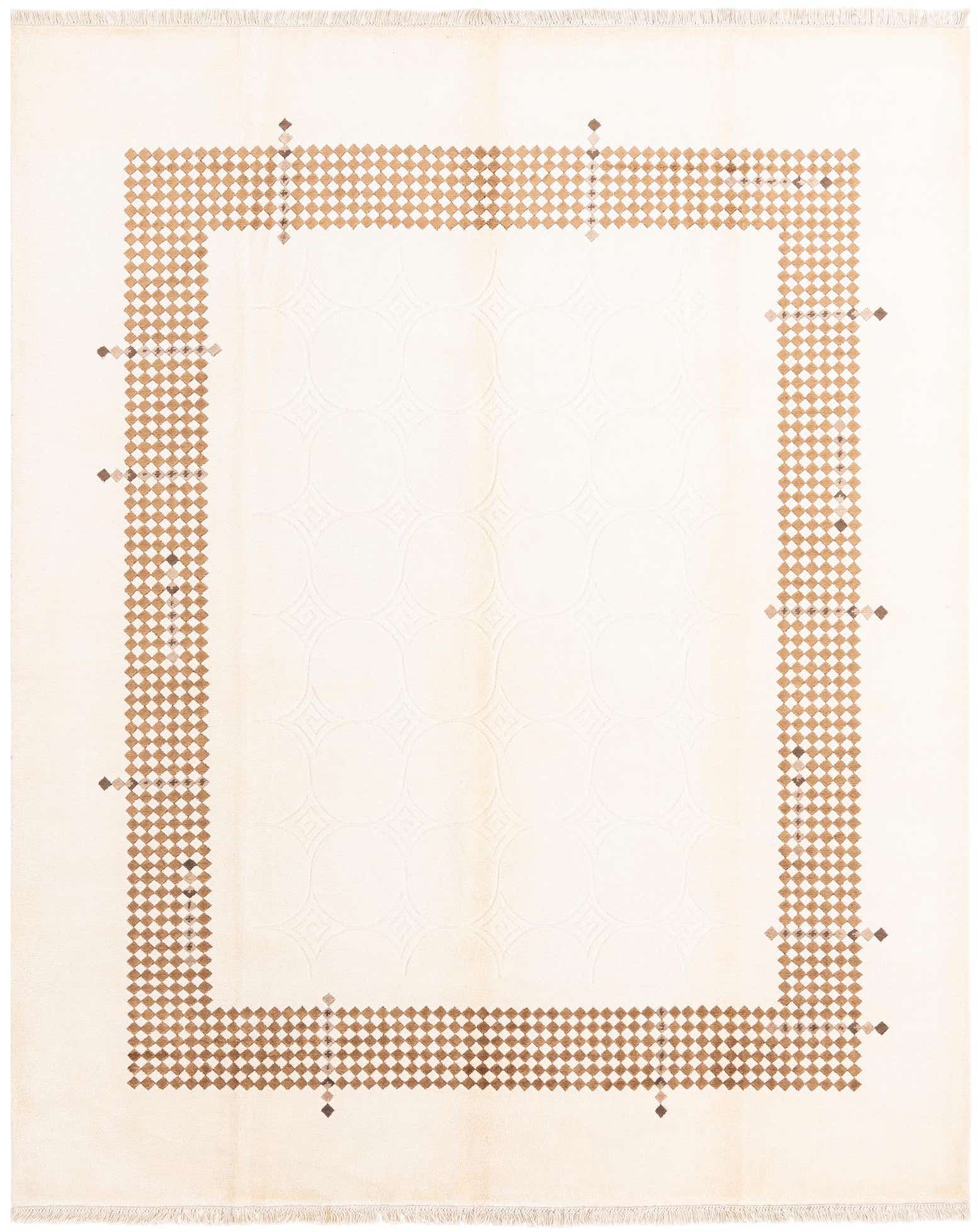 7' 10 x 9' 10 Hand Knotted Darya Wool Rug
