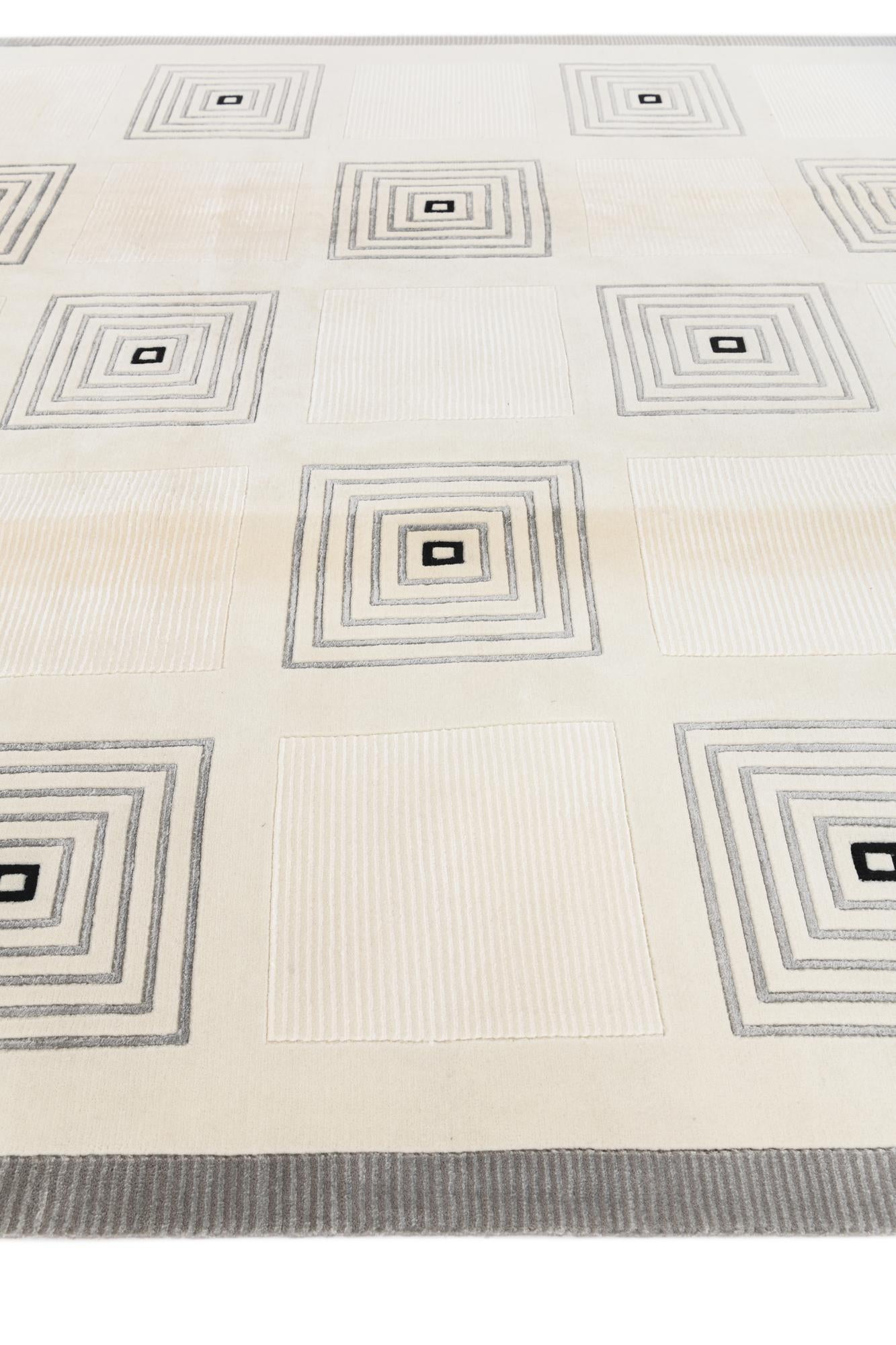 6' 7 x 9' 8 Hand Knotted Darya Wool Rug
