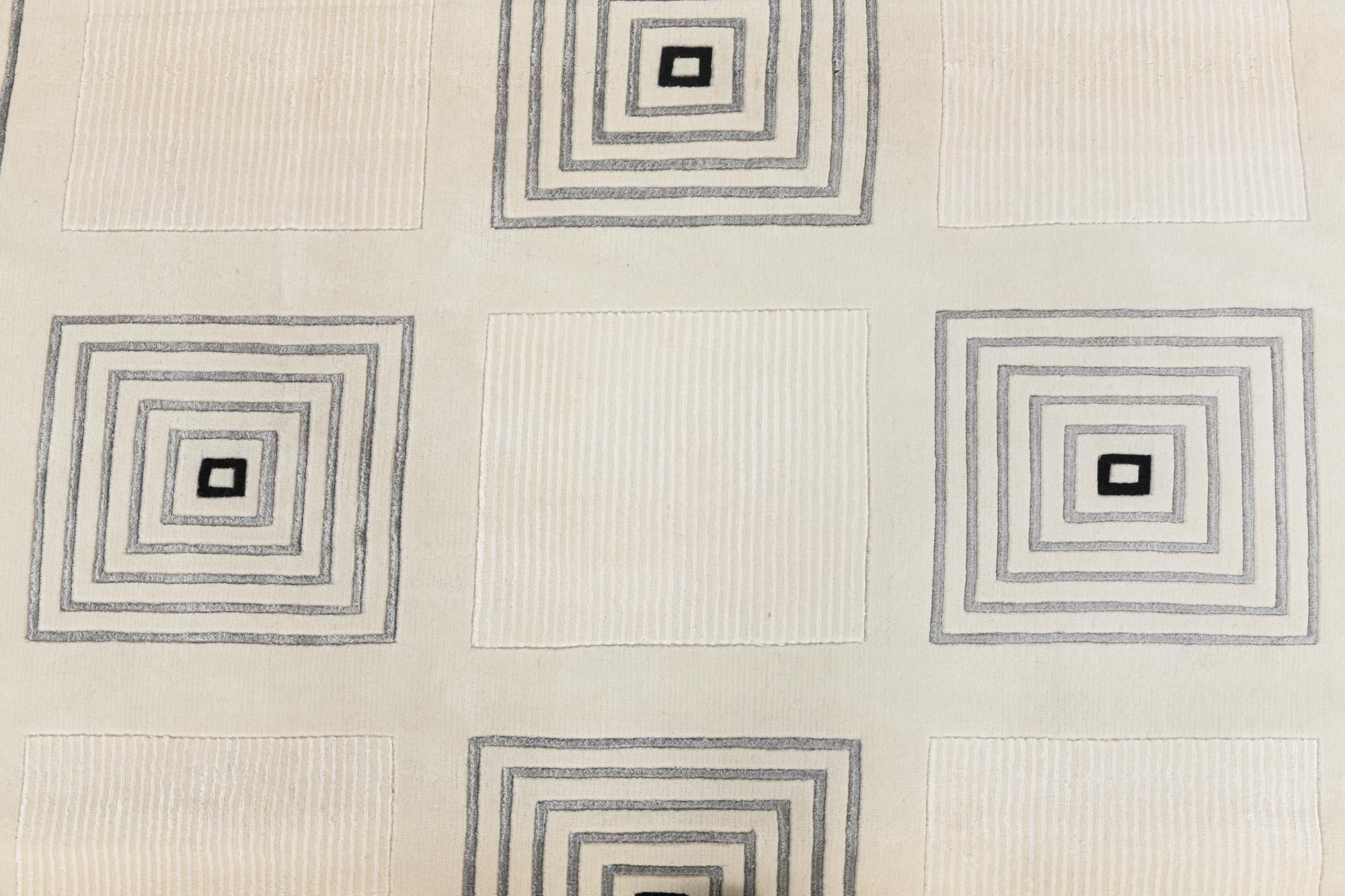 6' 7 x 9' 8 Hand Knotted Darya Wool Rug