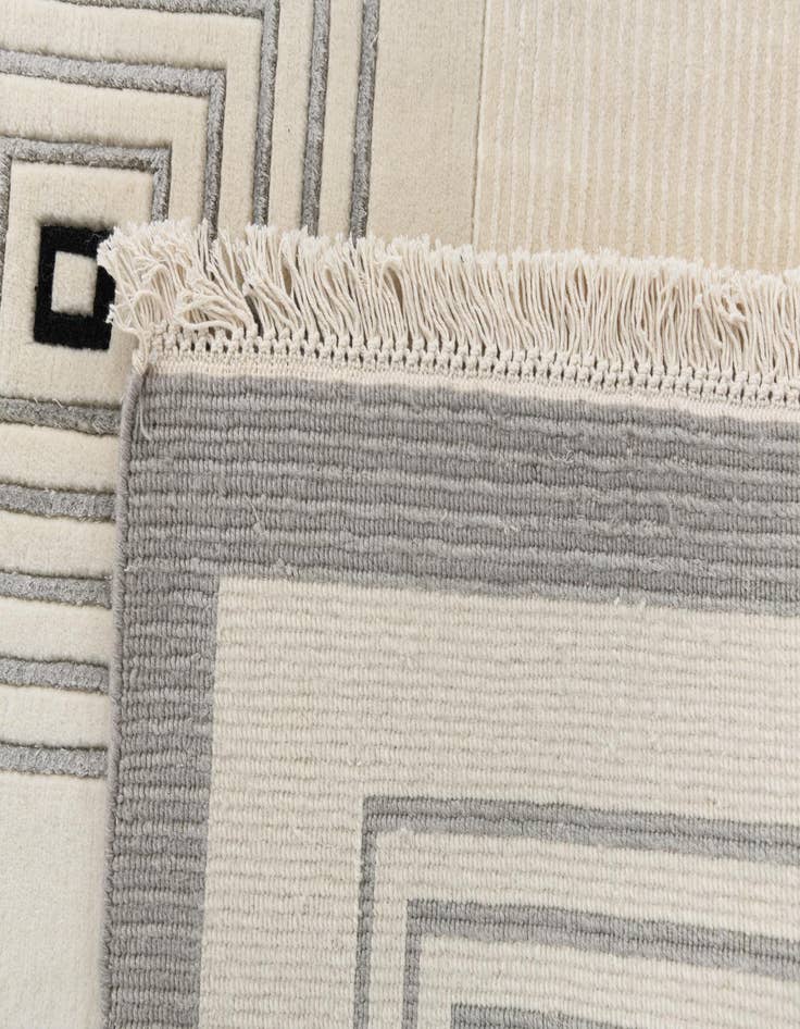 Detail image of 6' 7 x 9' 8  Hand Knotted Darya Wool Rug