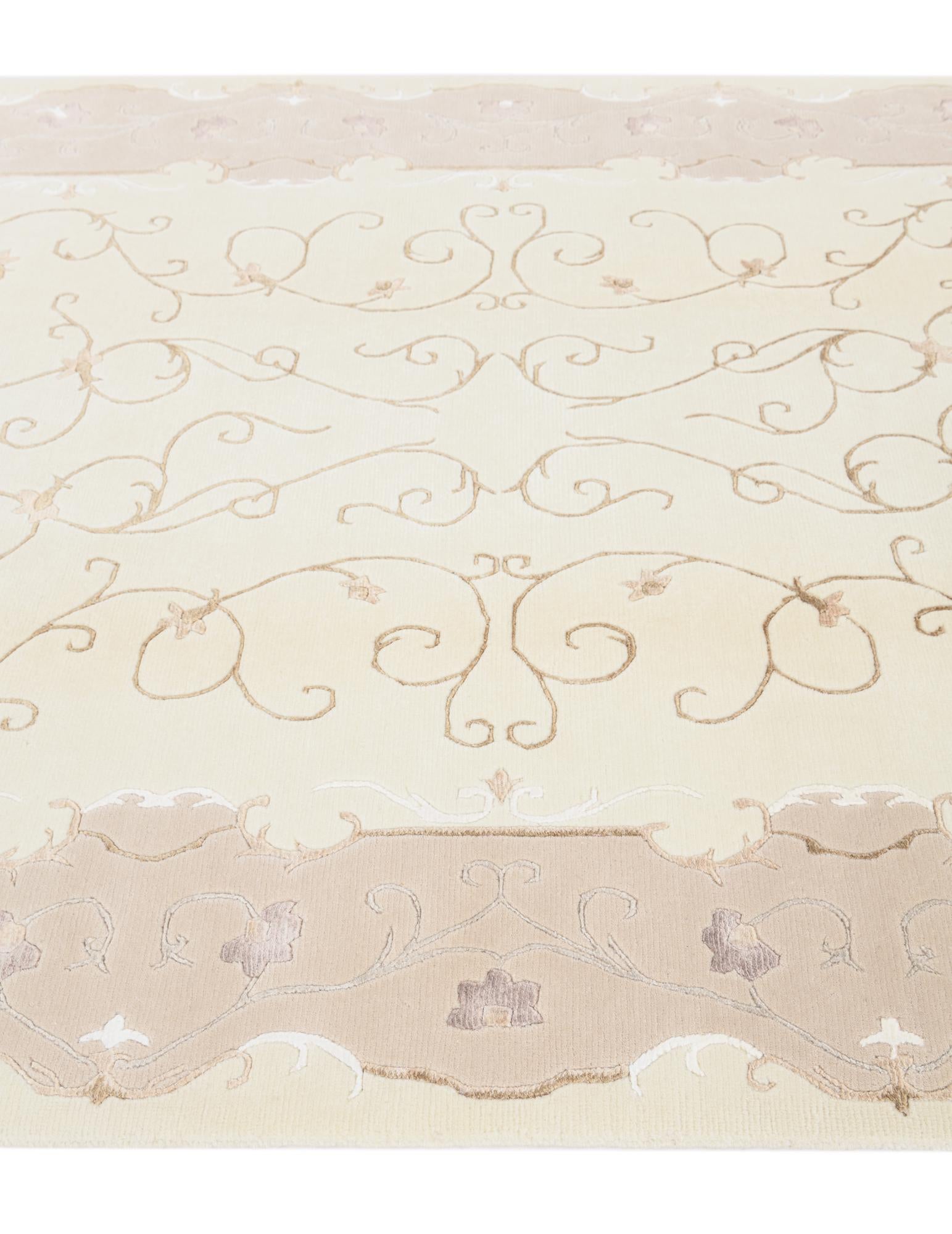 5' 7 x 7' 10 Hand Knotted Darya Wool Rug