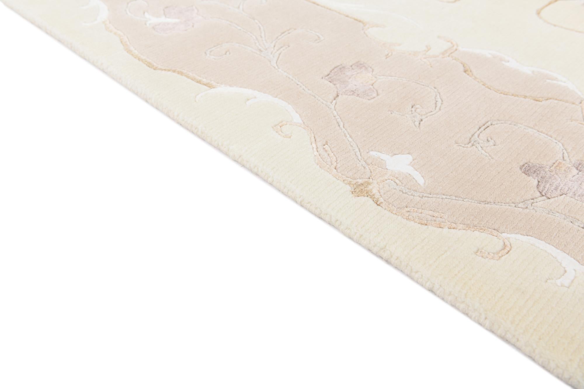 5' 7 x 7' 10 Hand Knotted Darya Wool Rug