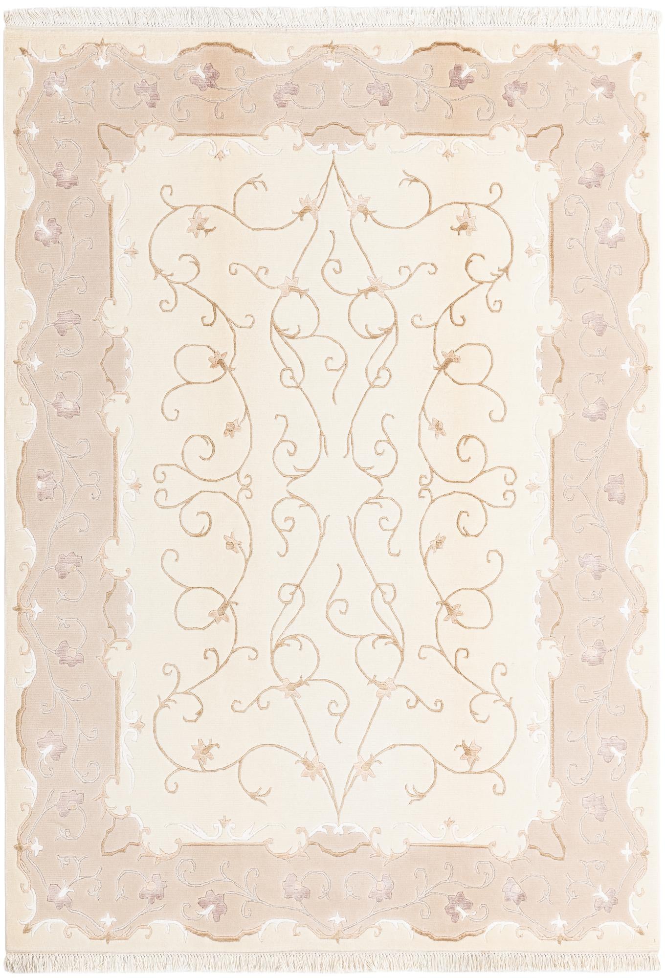 5' 7 x 7' 10 Hand Knotted Darya Wool Rug
