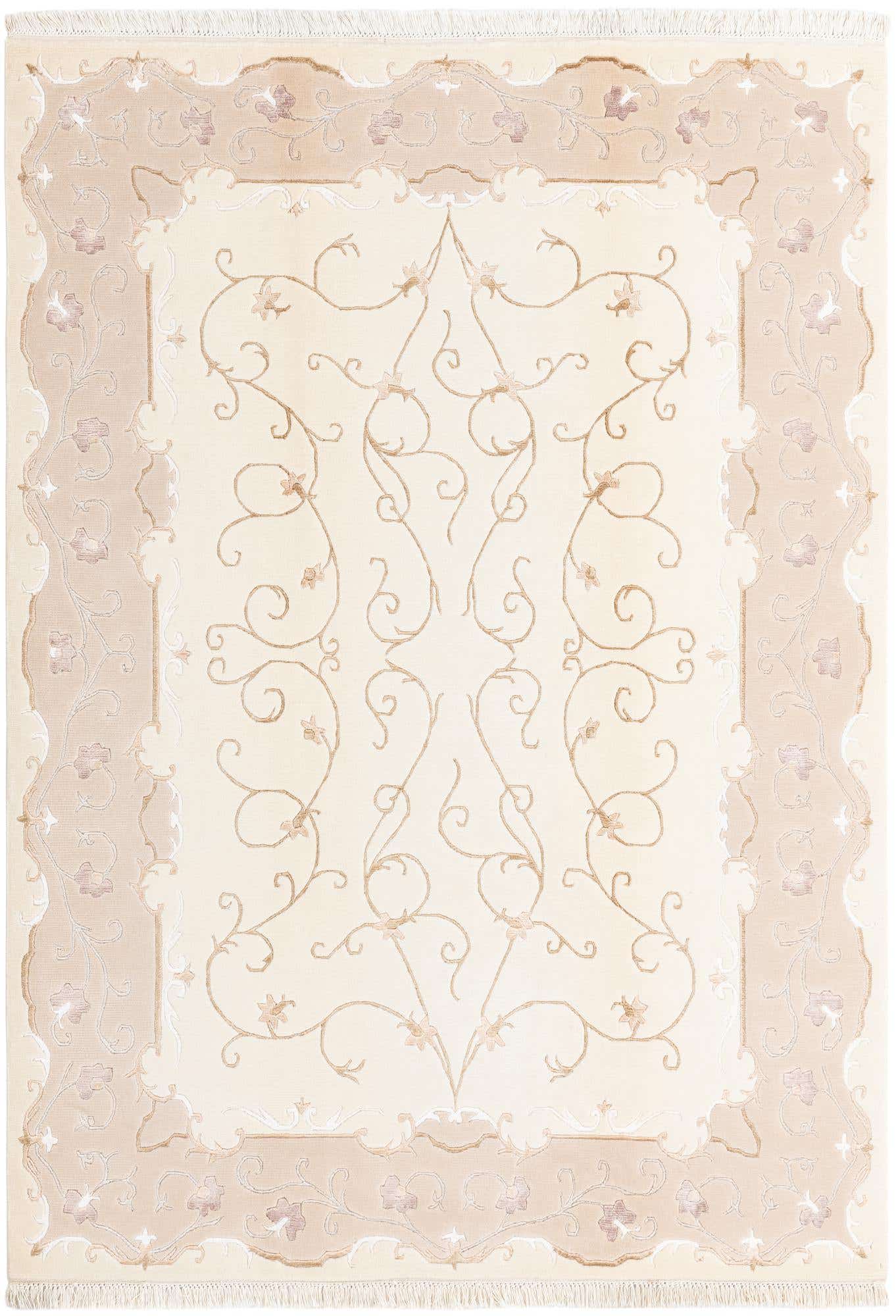 5' 7 x 7' 10 Hand Knotted Darya Wool Rug