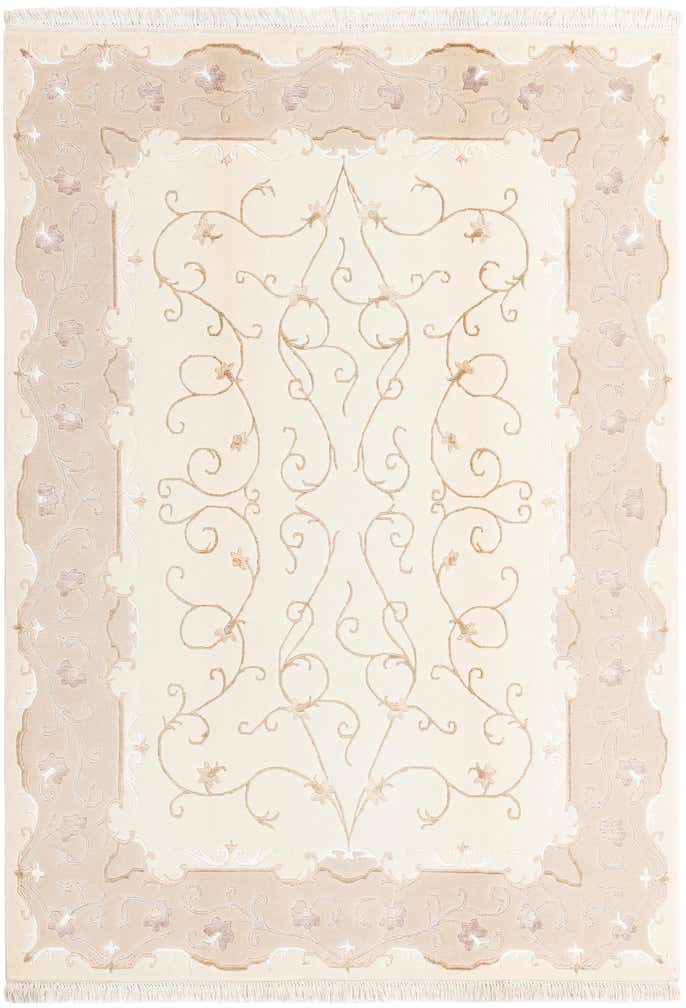 5' 7 x 7' 10 Hand Knotted Darya Wool Rug