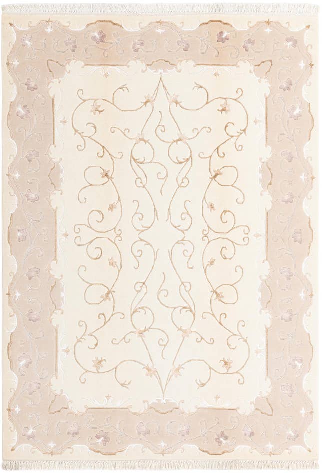 Detail image of 5' 7 x 7' 10 Hand Knotted Darya Wool Rug