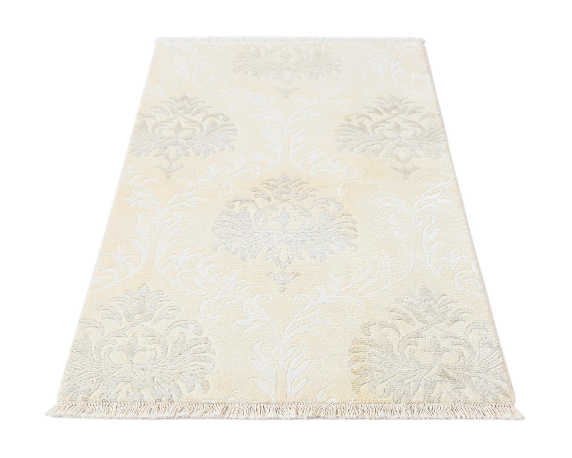 2' 7 x 4' 11 Hand Knotted Darya Wool Rug
