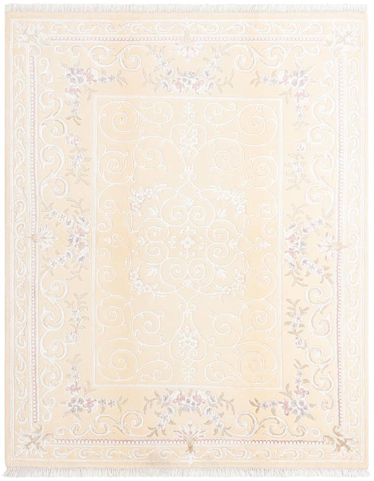 Detail image of 6' 2 x 8' Hand Knotted Darya Wool Rug