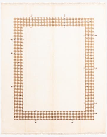 7' 10 x 9' 10 Hand Knotted Darya Wool Rug