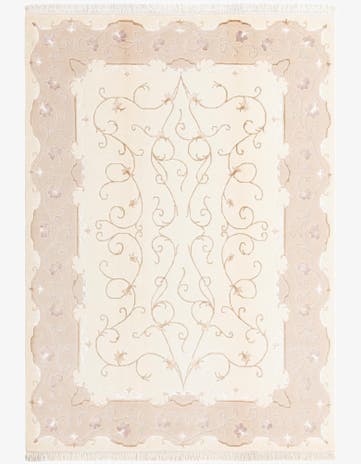 5' 7 x 7' 10 Hand Knotted Darya Wool Rug