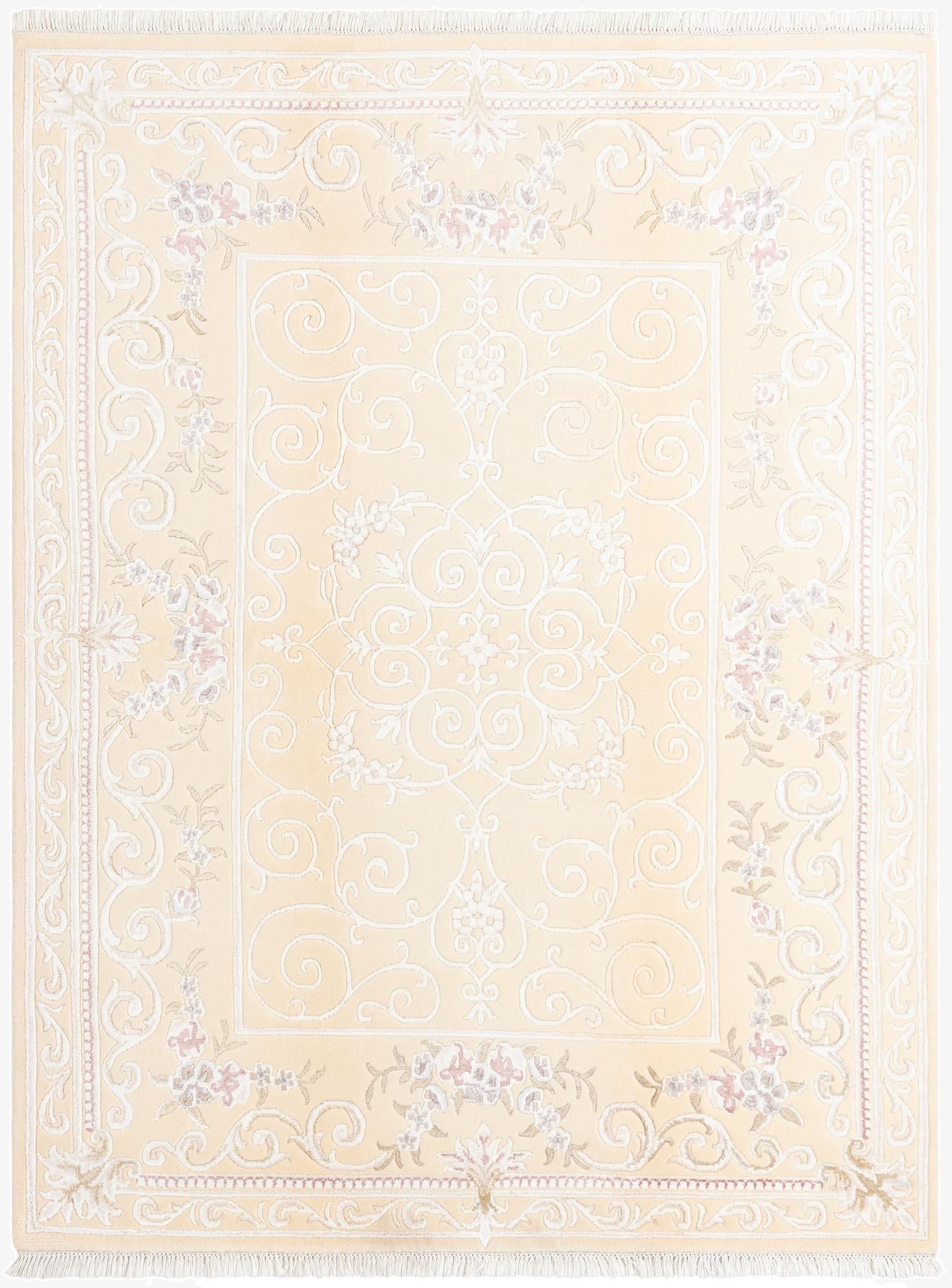 6' 2 x 8'  Hand Knotted Darya Wool Rug