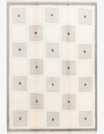 6' 7 x 9' 8 Hand Knotted Darya Wool Rug