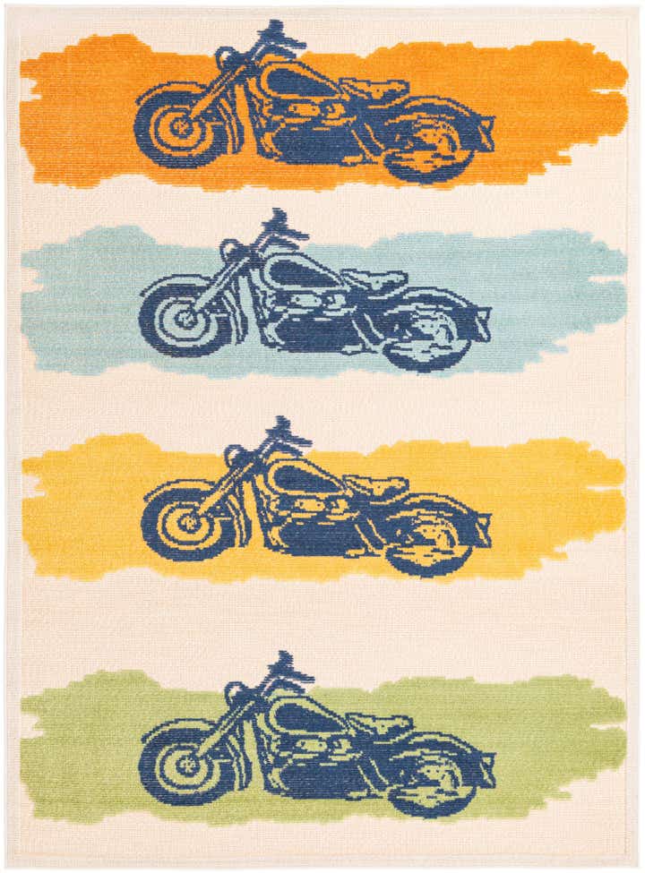 5' 3 x 7' 7 Easy-Clean Indoor / Outdoor Rug