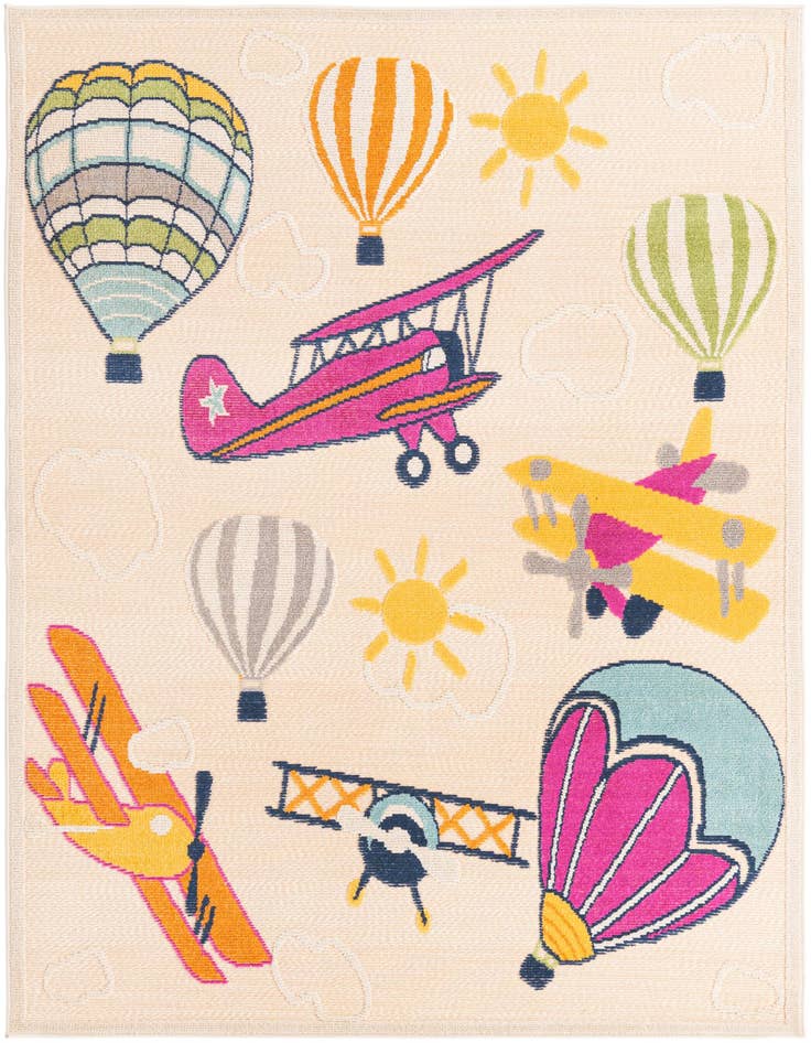 Detail image of 5' 3 x 7' 7 Easy-Clean Indoor / Outdoor Rug