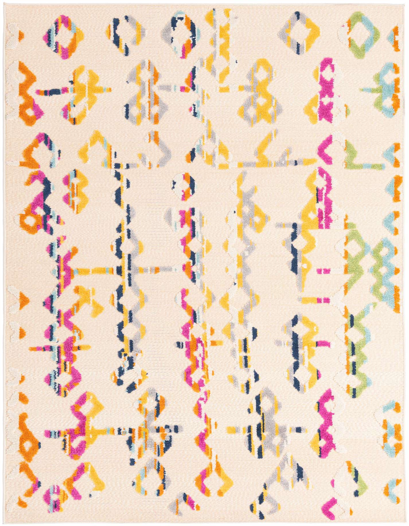5' 3 x 7' 7 Easy-Clean Indoor / Outdoor Rug