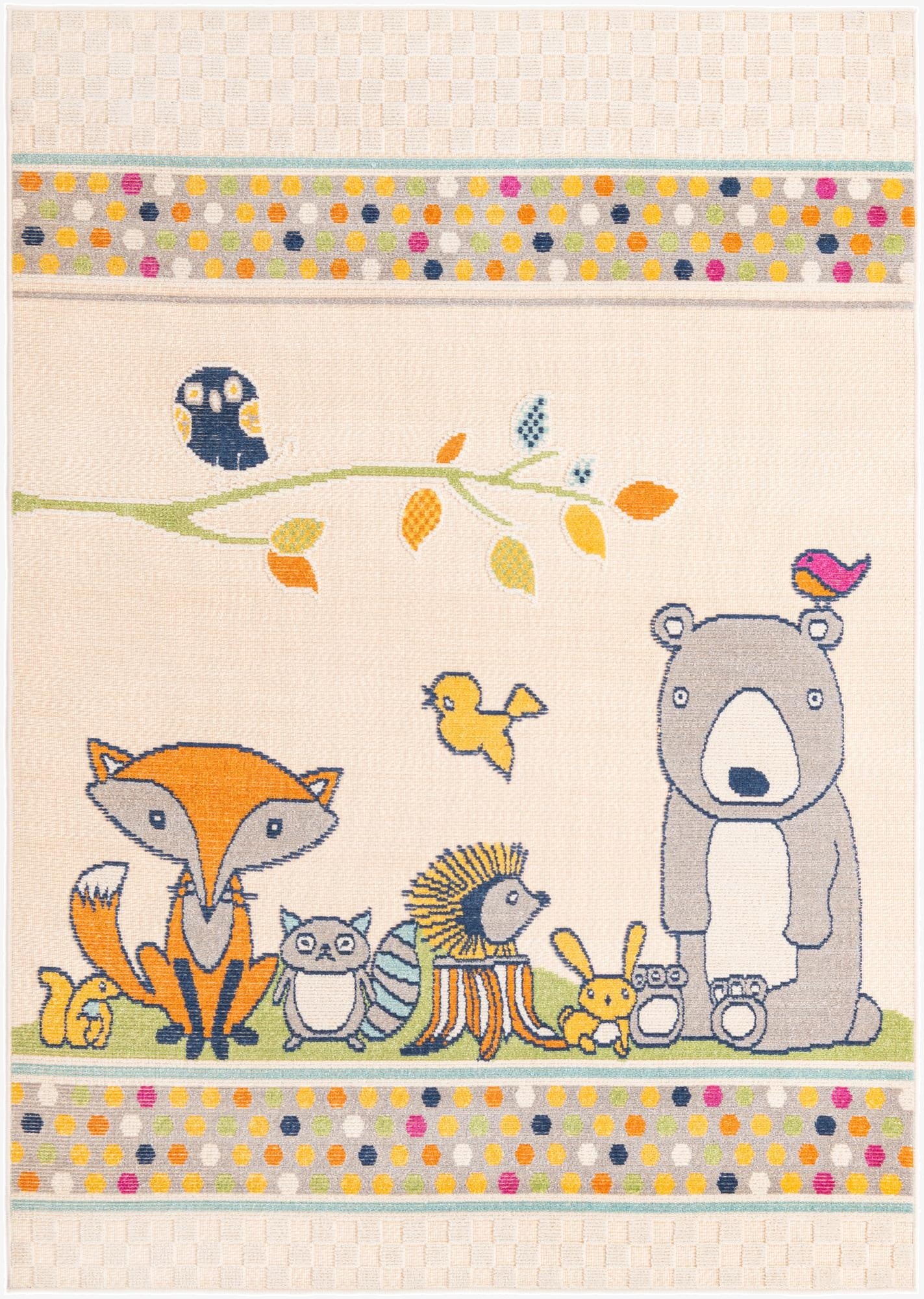 5' 3 x 7' 7  Washable  Indoor / Outdoor Rug