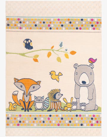 5' 3 x 7' 7 Easy-Clean Indoor / Outdoor Rug