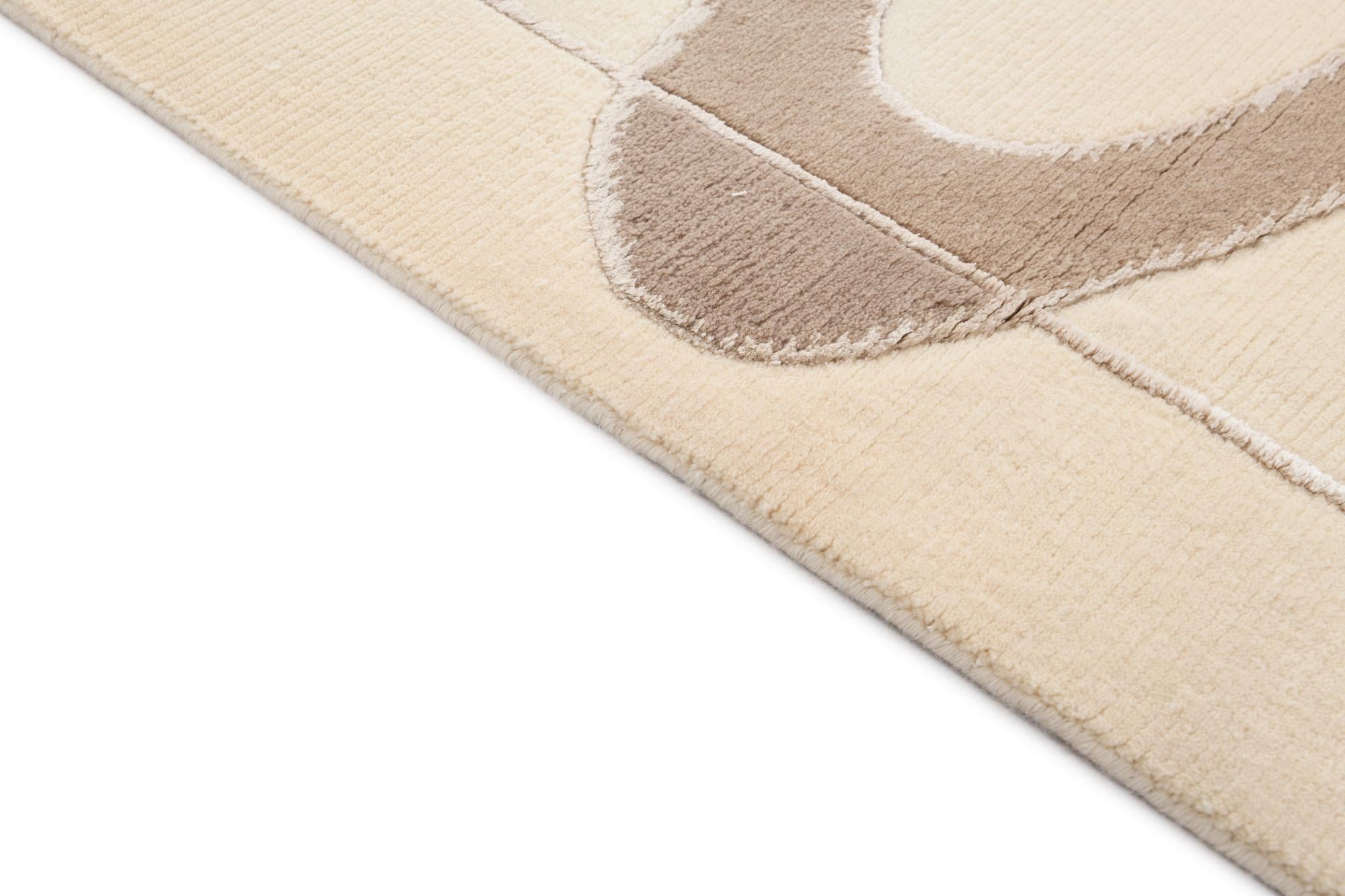 2' 7 x 9' 10 Hand Knotted Darya Wool Runner Rug
