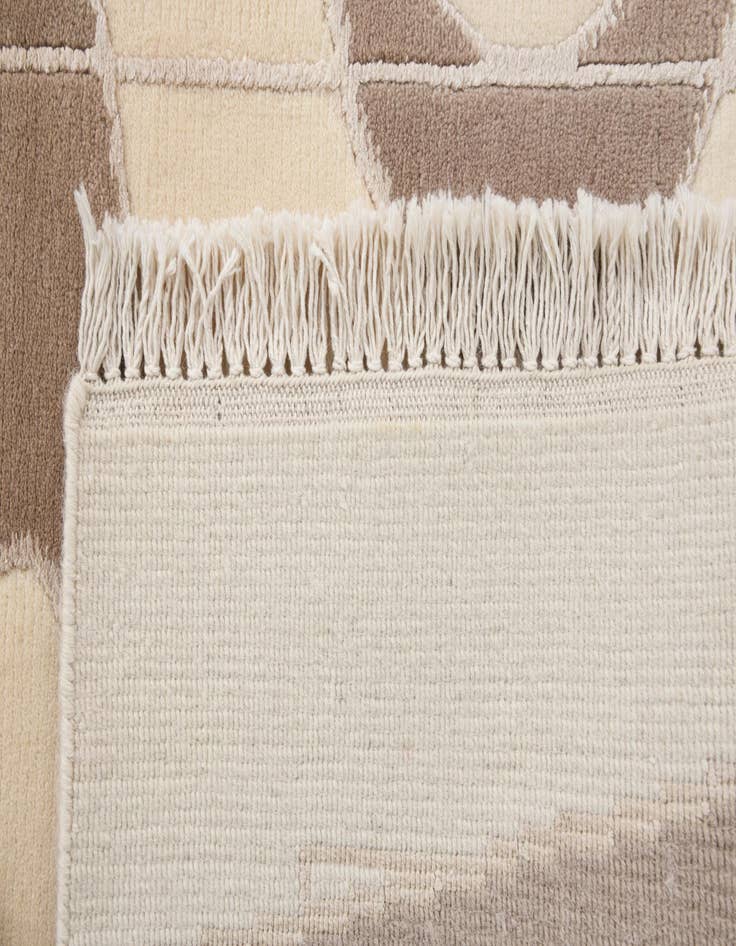 Detail image of 2' 7 x 9' 10  Hand Knotted Darya Wool Runner Rug