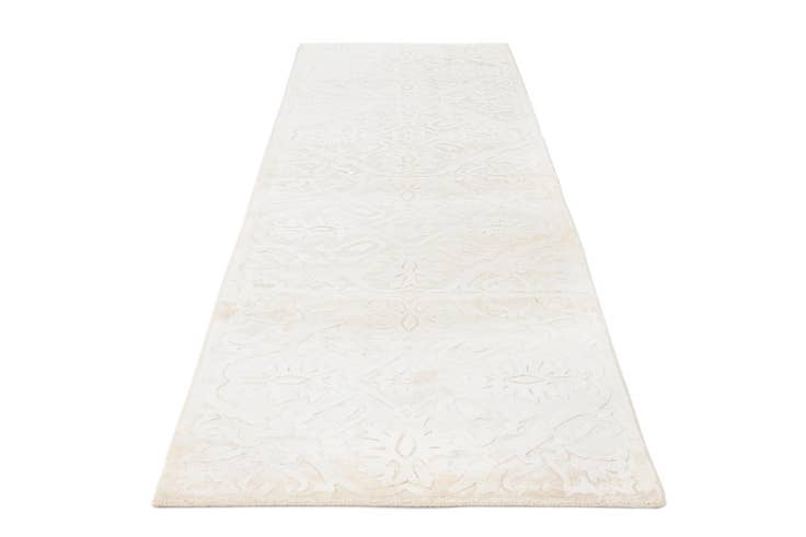 Detail image of 2' 8 x 9' 9 Hand Knotted Darya Wool Runner Rug
