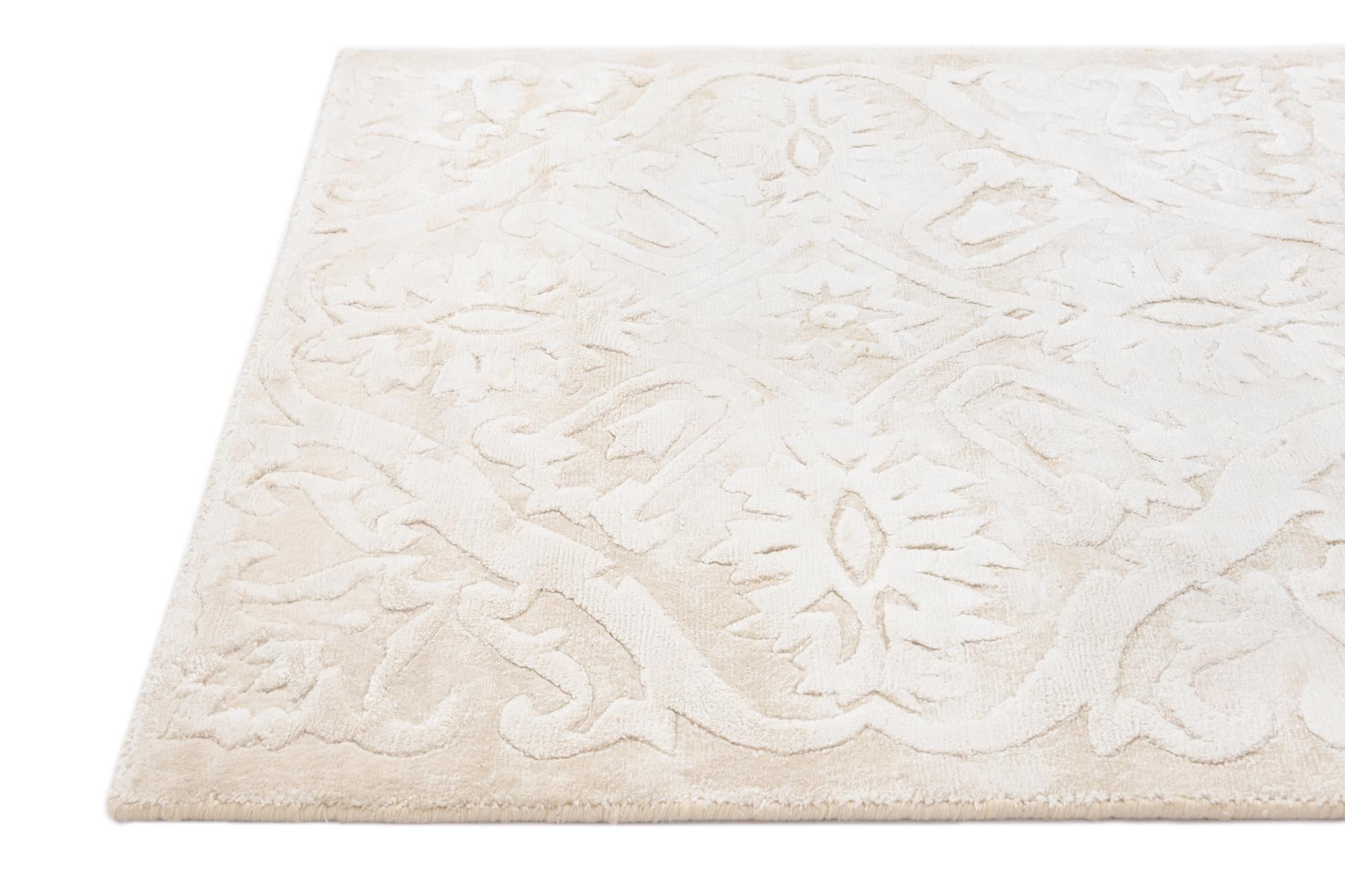 2' 8 x 9' 9 Hand Knotted Darya Wool Runner Rug