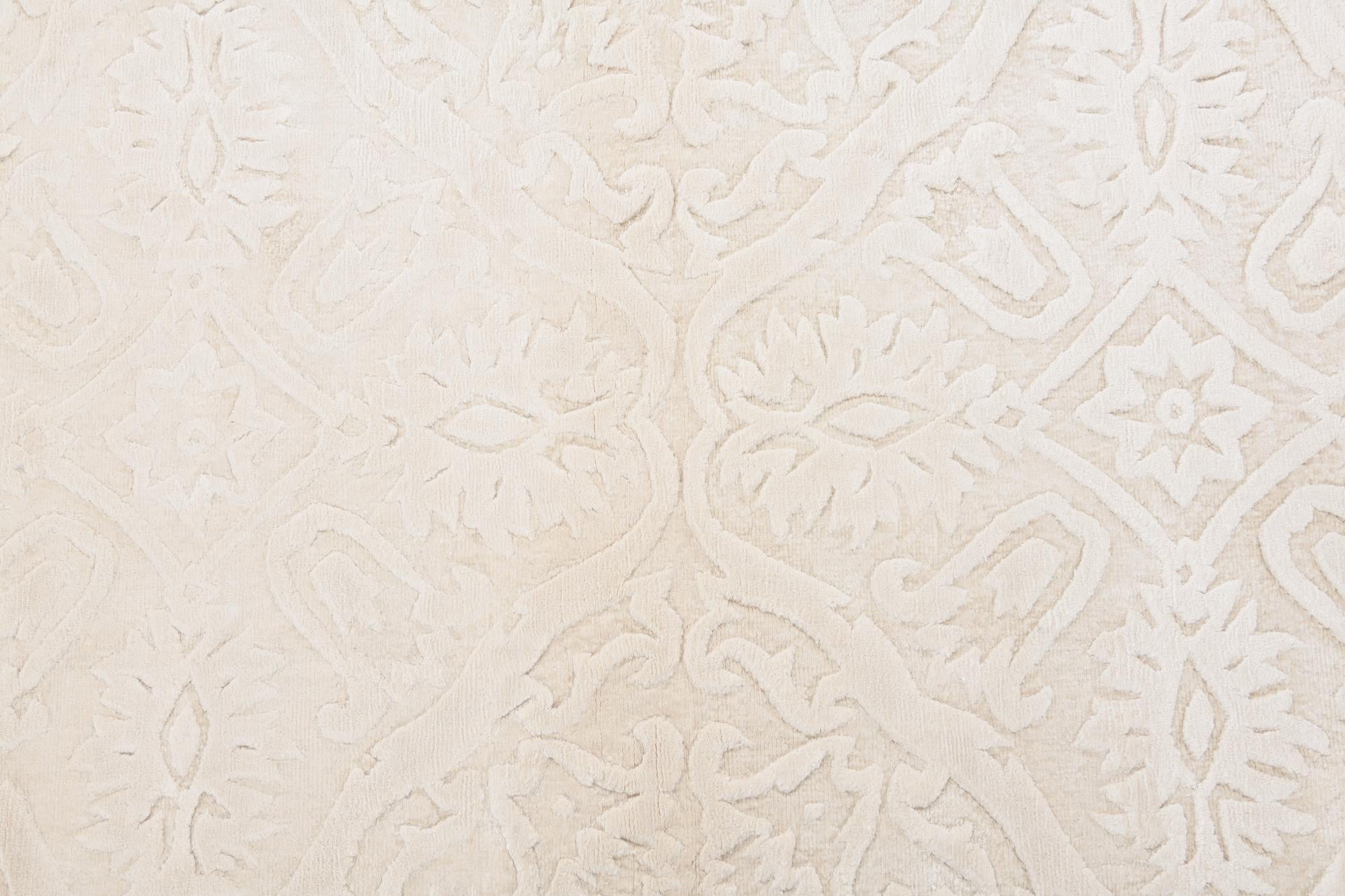 2' 8 x 9' 9 Hand Knotted Darya Wool Runner Rug