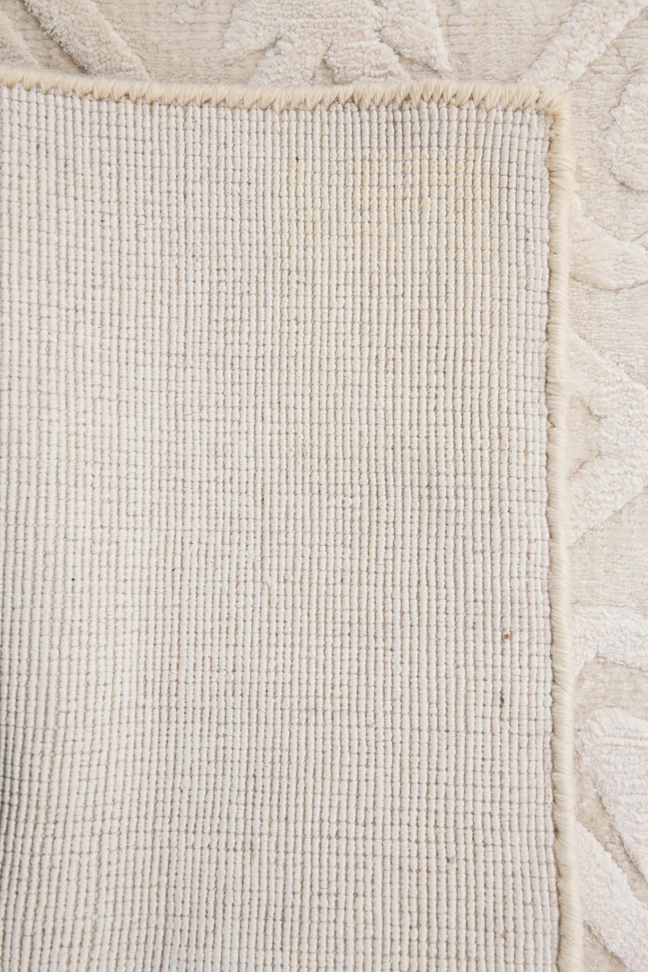 2' 8 x 9' 9 Hand Knotted Darya Wool Runner Rug