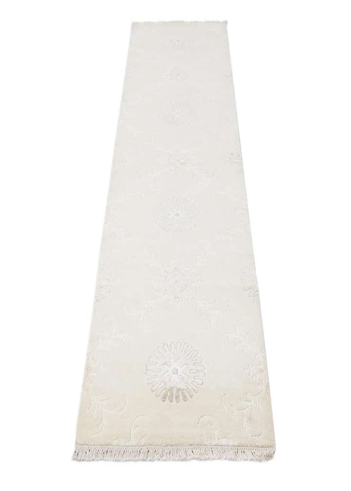 2' 7 x 9' 7 Hand Knotted Darya Wool Runner Rug