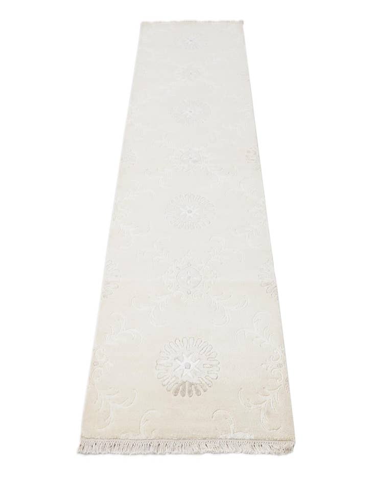 Detail image of 2' 7 x 9' 7 Hand Knotted Darya Wool Runner Rug