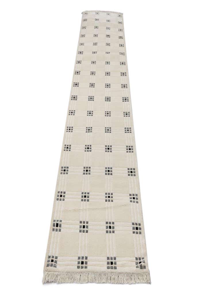 2' 7 x 12' 11 Hand Knotted Darya Wool Runner Rug