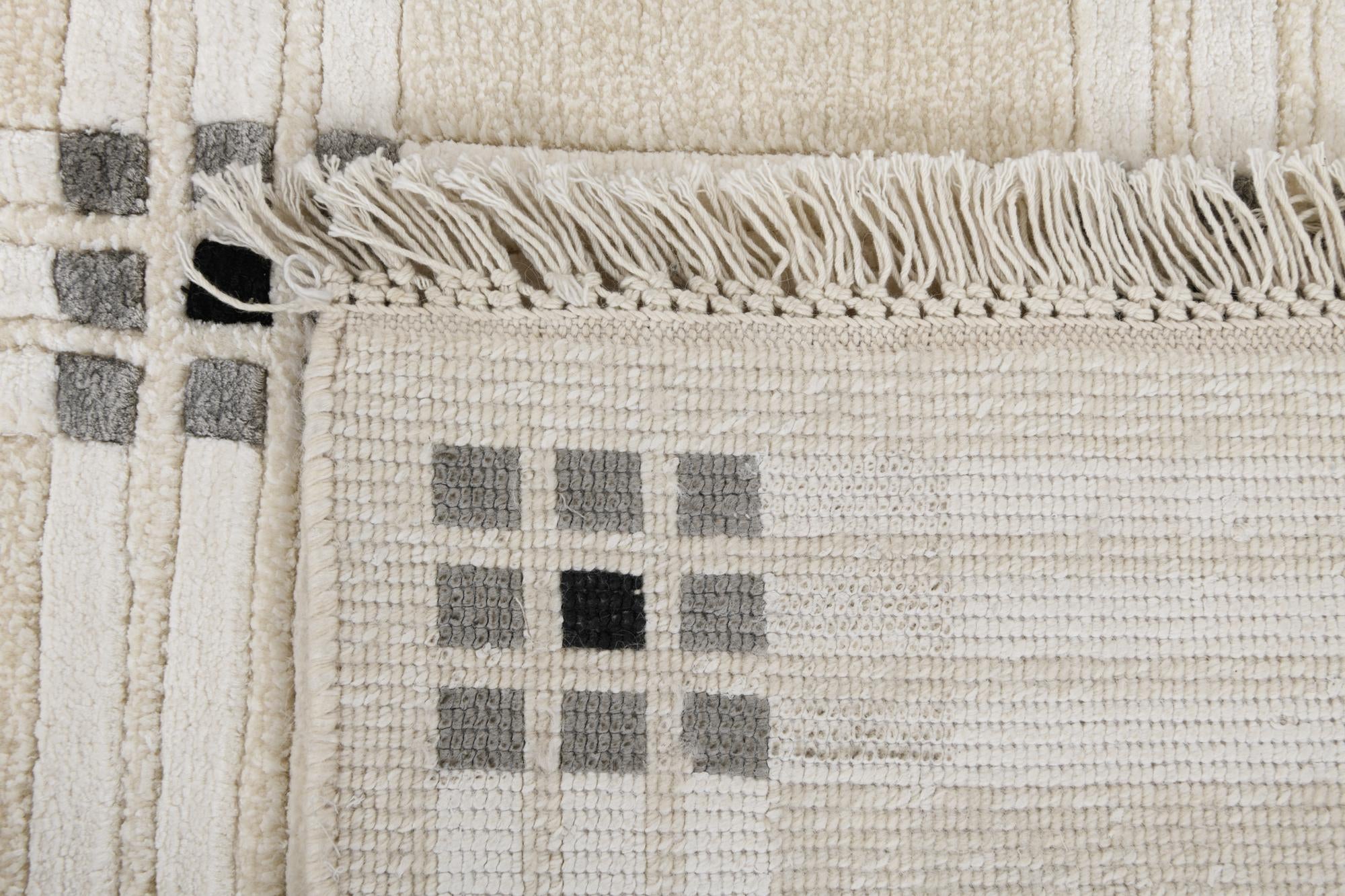 2' 7 x 12' 11 Hand Knotted Darya Wool Runner Rug