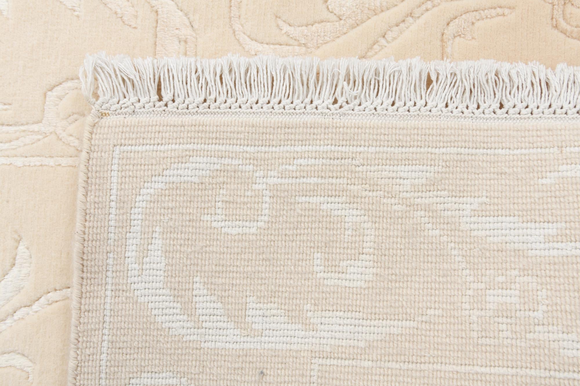 2' 7 x 13' 1 Hand Knotted Darya Wool Runner Rug