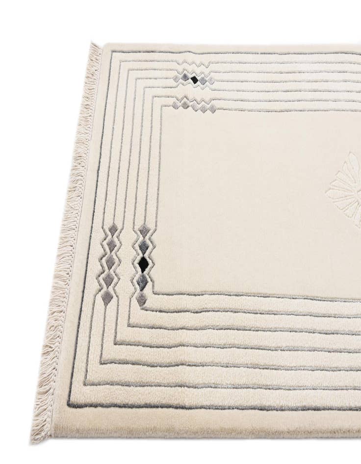 Detail image of 2' 8 x 13' 3  Hand Knotted Darya Wool Runner Rug