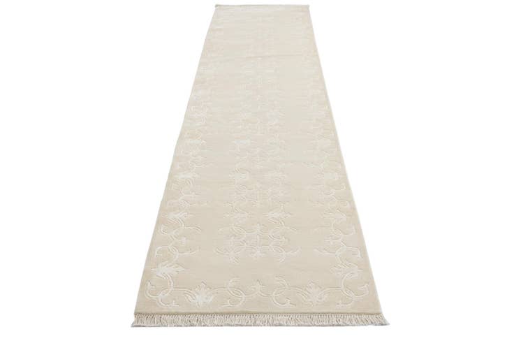 Detail image of 2' 7 x 13' Hand Knotted Darya Wool Runner Rug