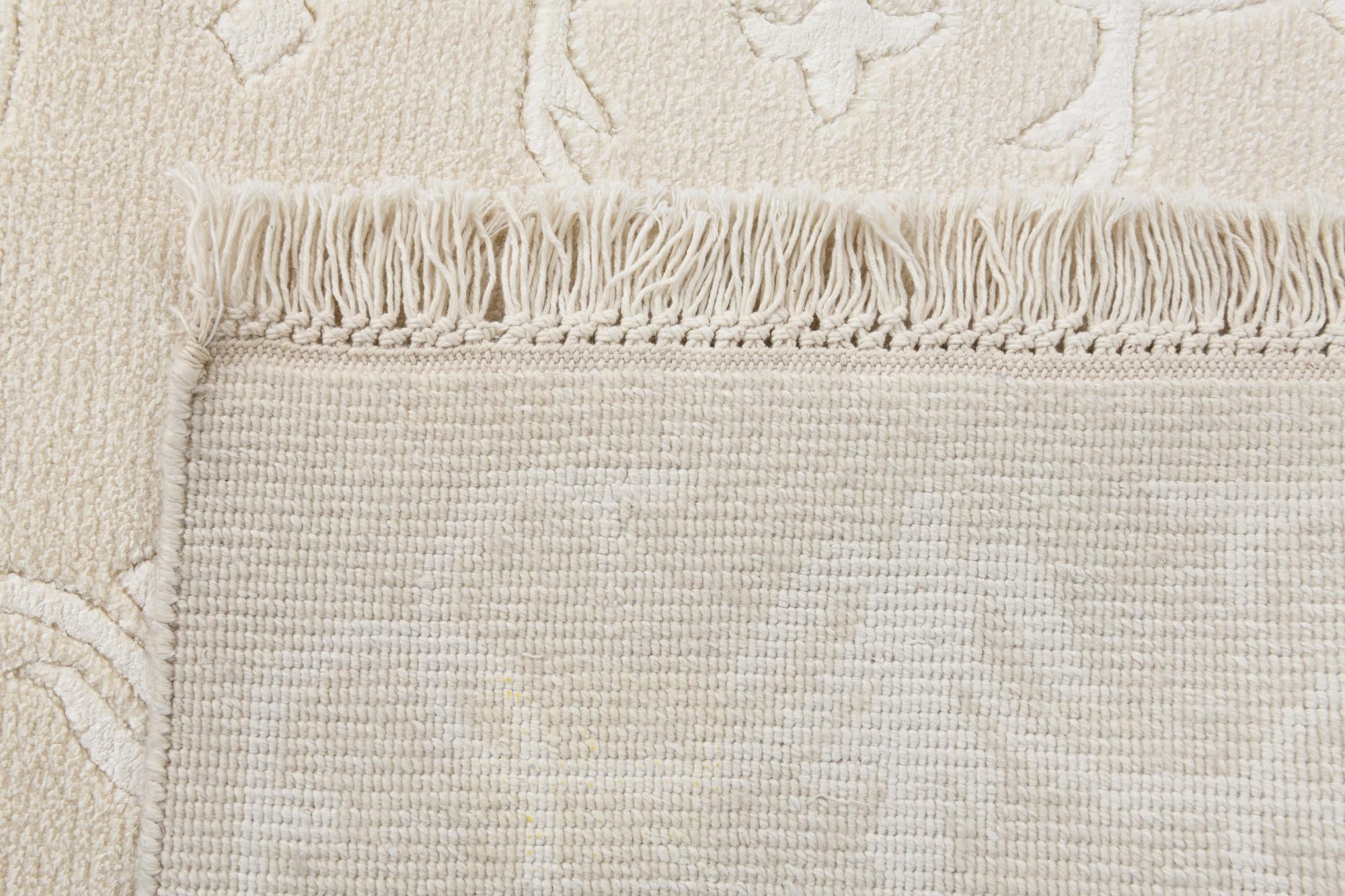 2' 7 x 13' Hand Knotted Darya Wool Runner Rug