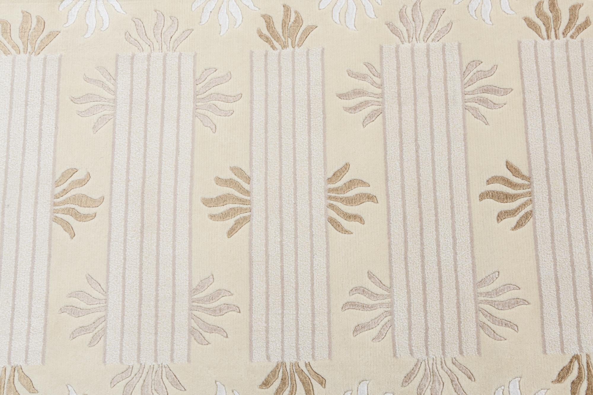 2' 9 x 12' 10 Hand Knotted Darya Wool Runner Rug