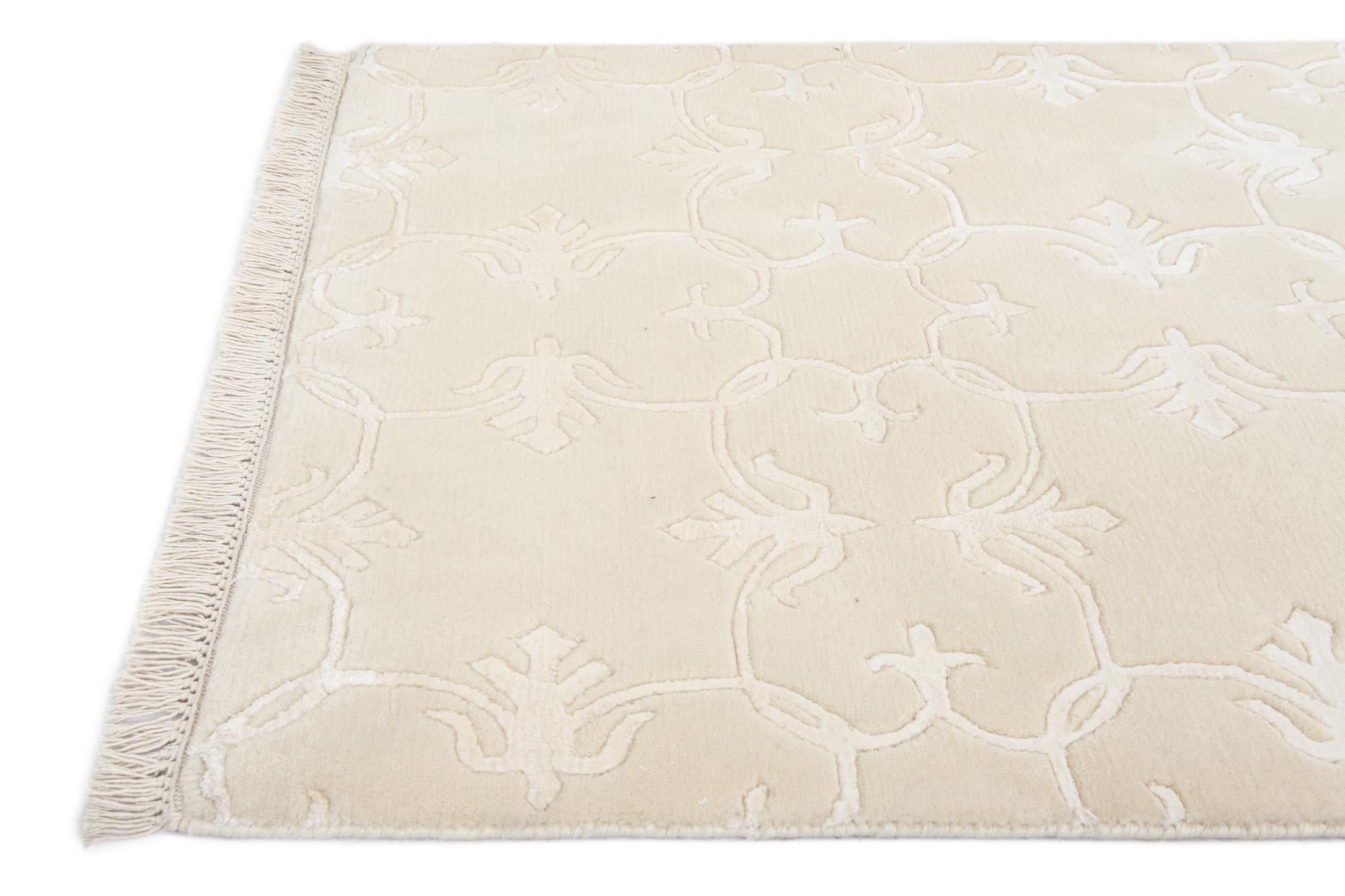 2' 7 x 13' 3 Hand Knotted Darya Wool Runner Rug