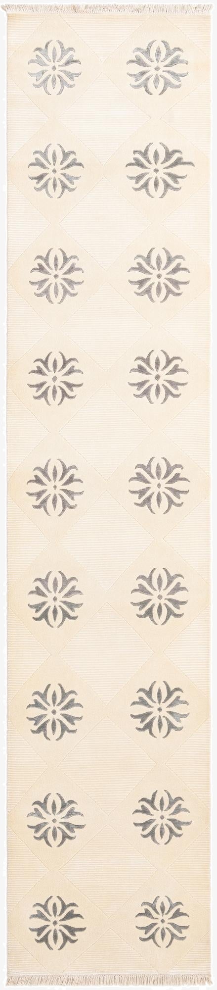 2' 7 x 13' 1  Hand Knotted Darya Wool Runner Rug