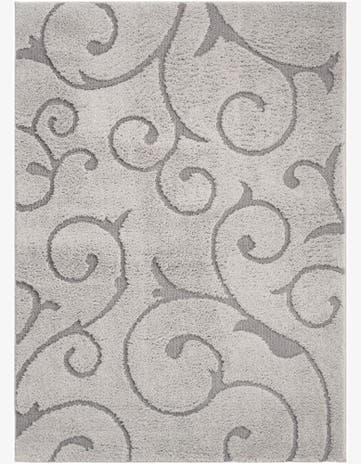 5' x 7' Botanical Shag Rug