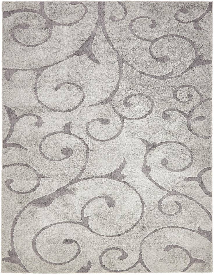 Detail image of 9' x 12' 2 Floral Shag Rug